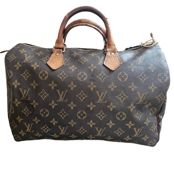 Vintage Louis Vuitton Monogram Speedy 35 Craftcutters Parts - Picture 2 of 16